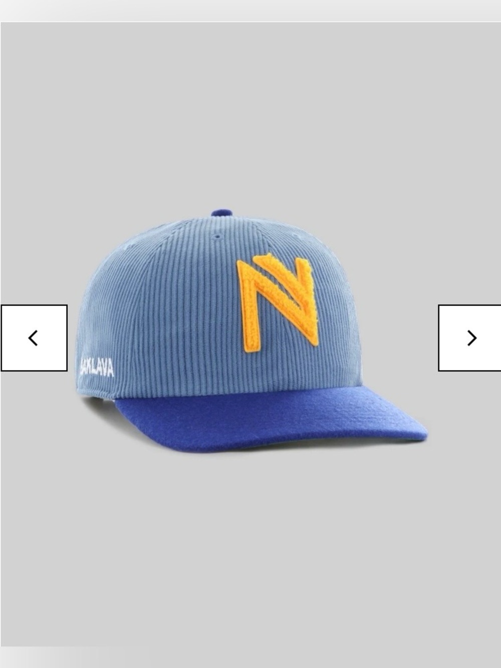 Action Bronson BAKLAVA NY X '47 CLEAN-UP (BLUE CORDUROY)